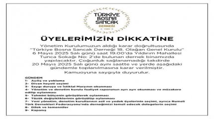 ÜYELERİMİZİN DİKKATİNE