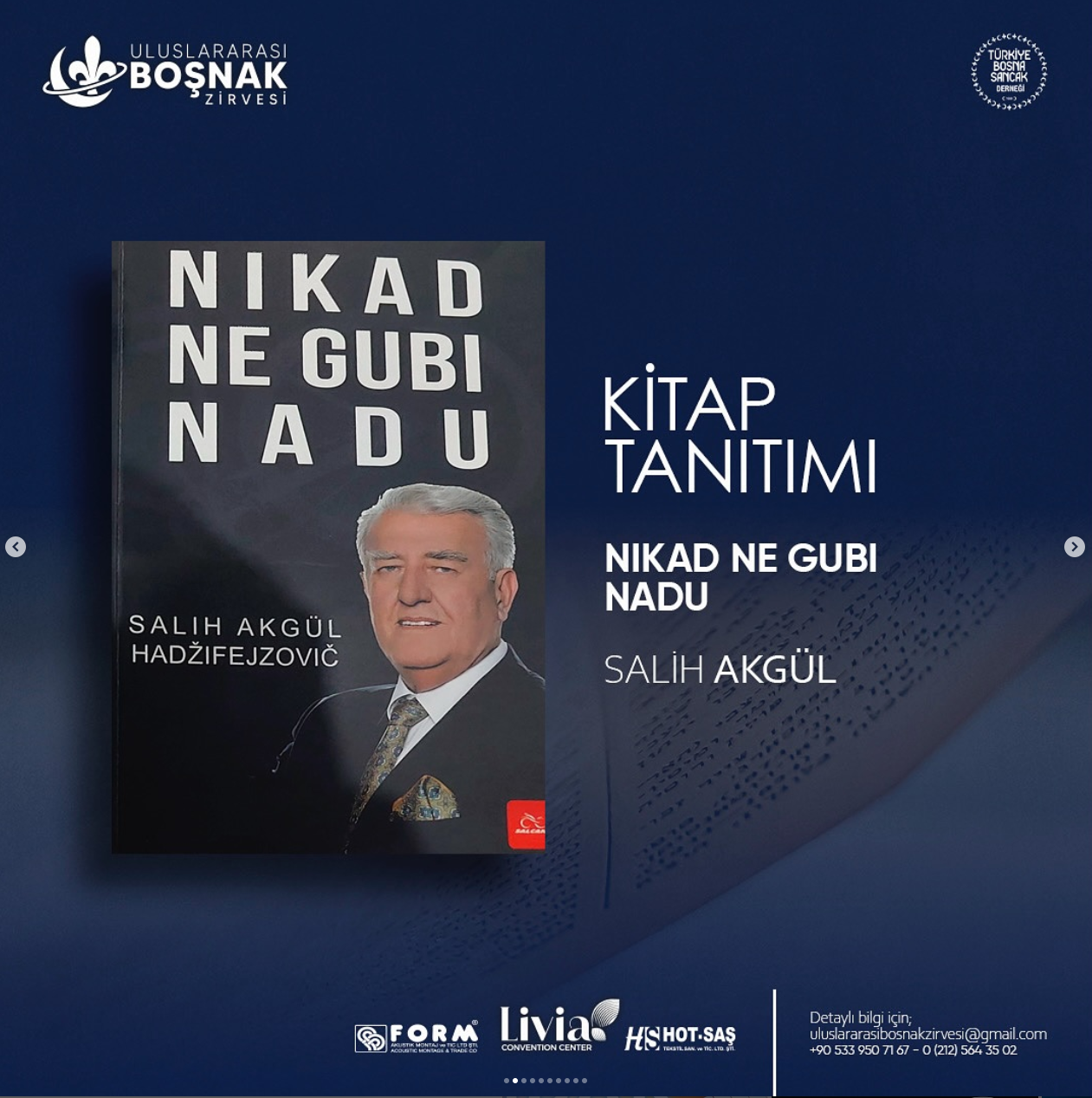 Uluslararası Boşnak Zirvesi’nde Yazarlarımızı Tanıtıyoruz